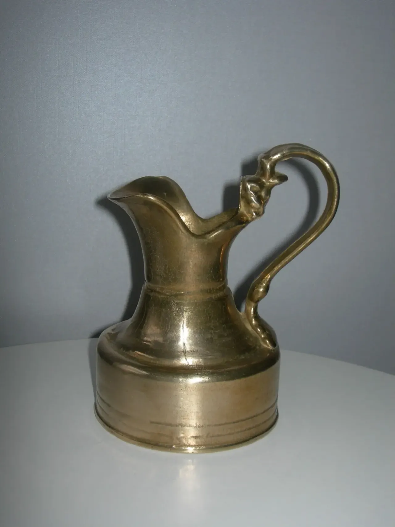 Кувшин, бронза, массив,  цельнолитой,  Германия