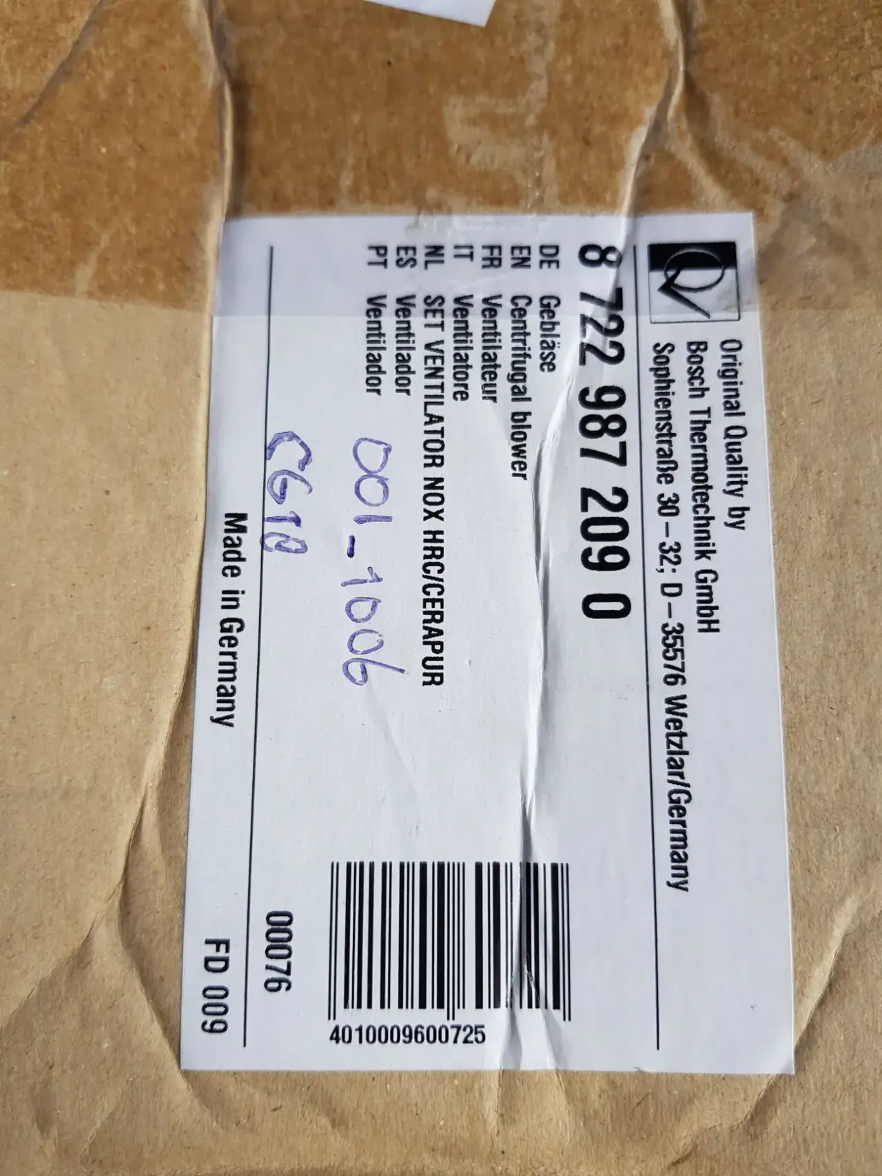 EBM RLS170/013 A530LH 2