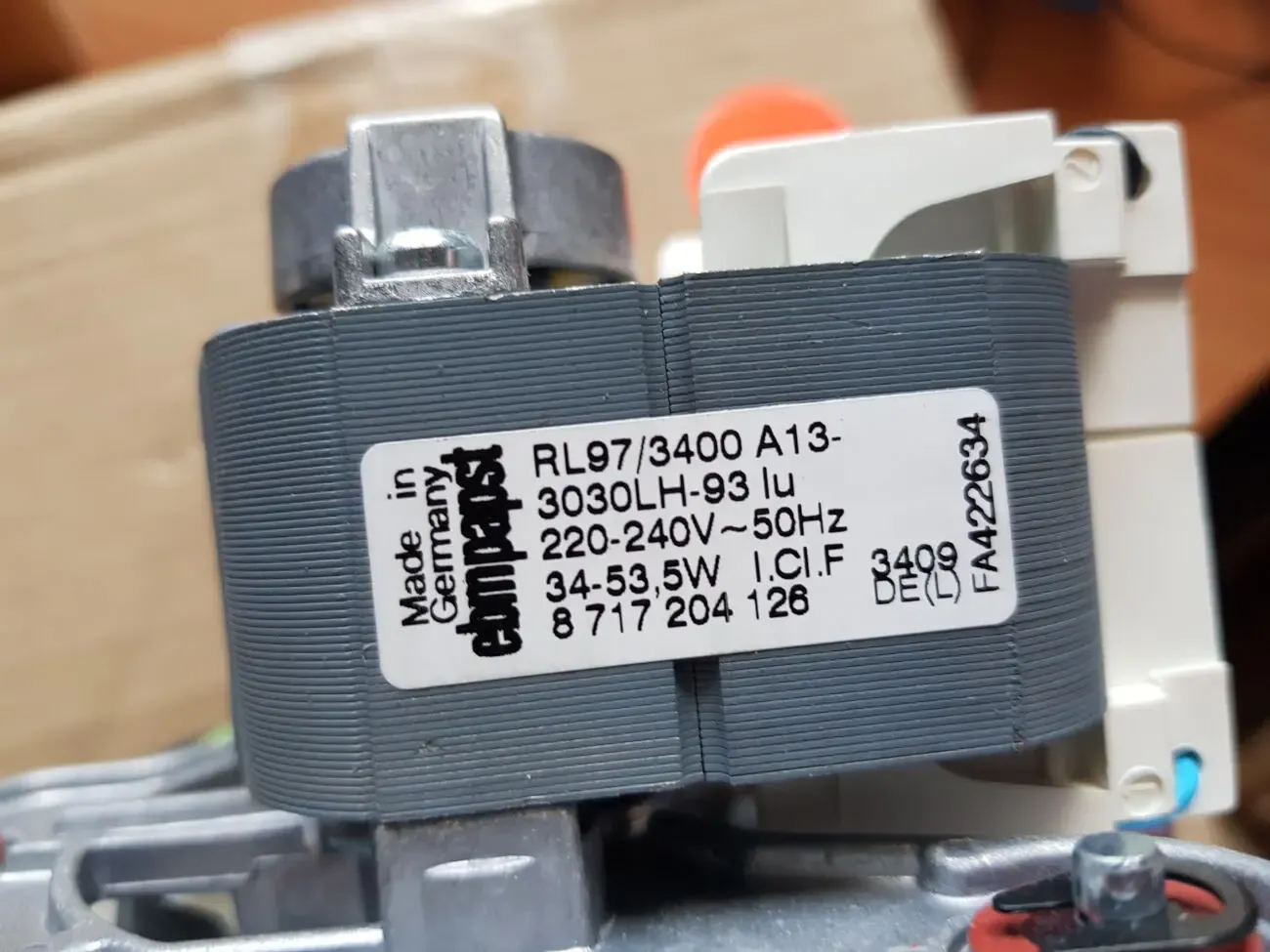 EBM RL97/3400-A13-3030LH-93 3