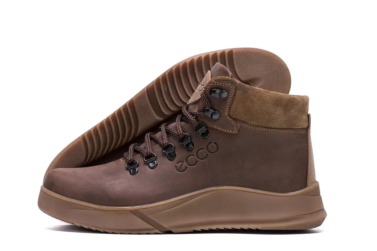 Мужские зимние ботинки Чоловічі черевики из натуральной кожи.ECCO 3