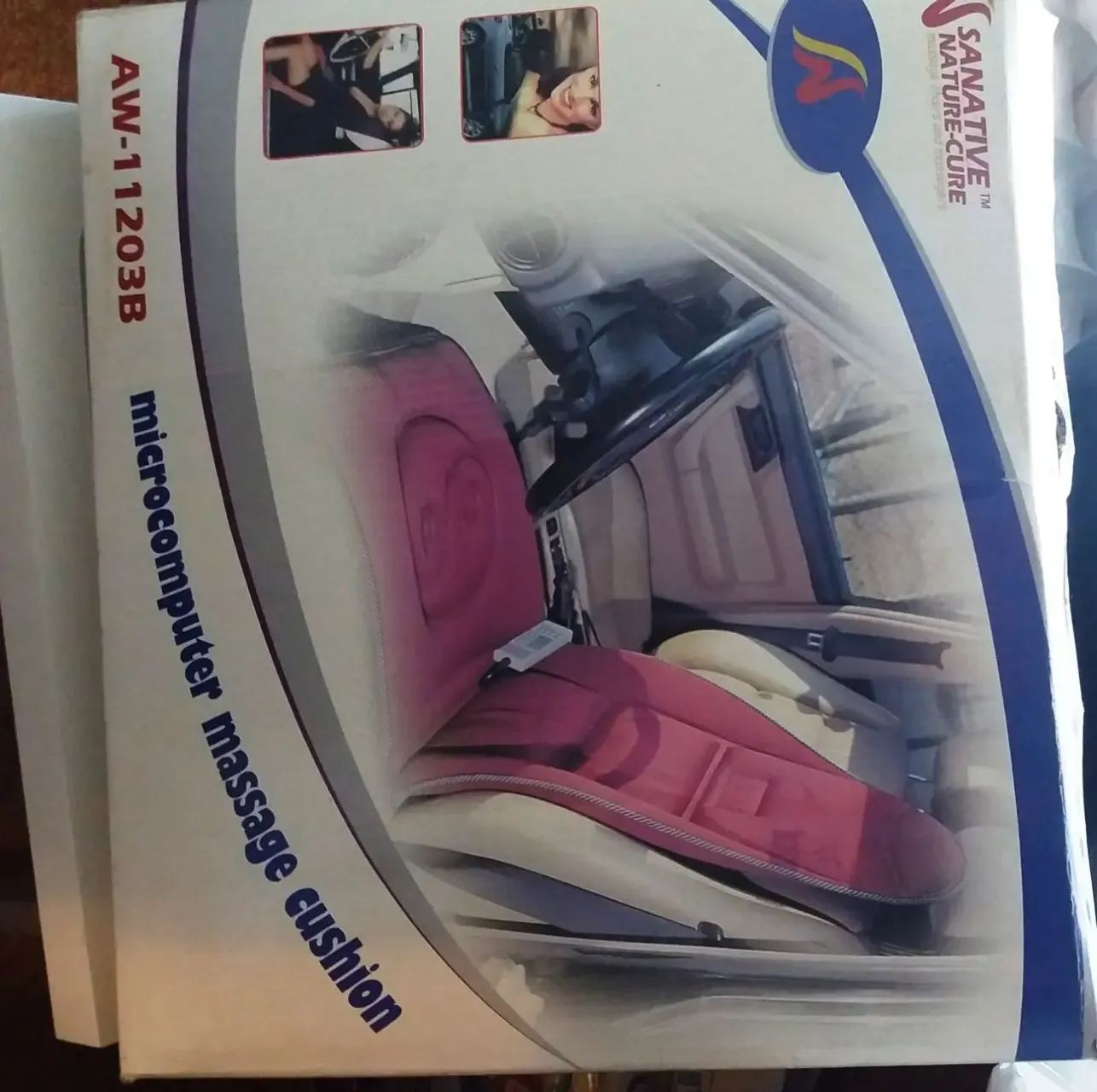 Массажная накидка авто Sanative