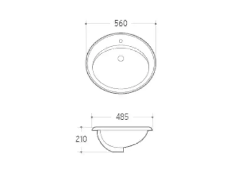Умывальник Newarc Hilton 2026W 3