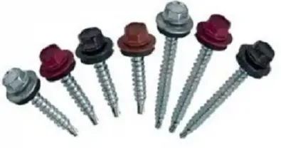 В наличии саморезы для кровли, заборов мат и глянец