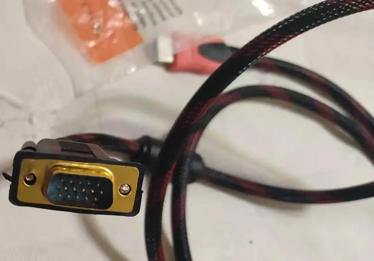 Высокоскоростной позолоченный усиленный кабель GBX HDMI-VGA 5