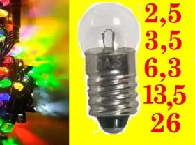 Лампочки Новогодние для гирлянд на 13,5 26,0 V лампы герлянда