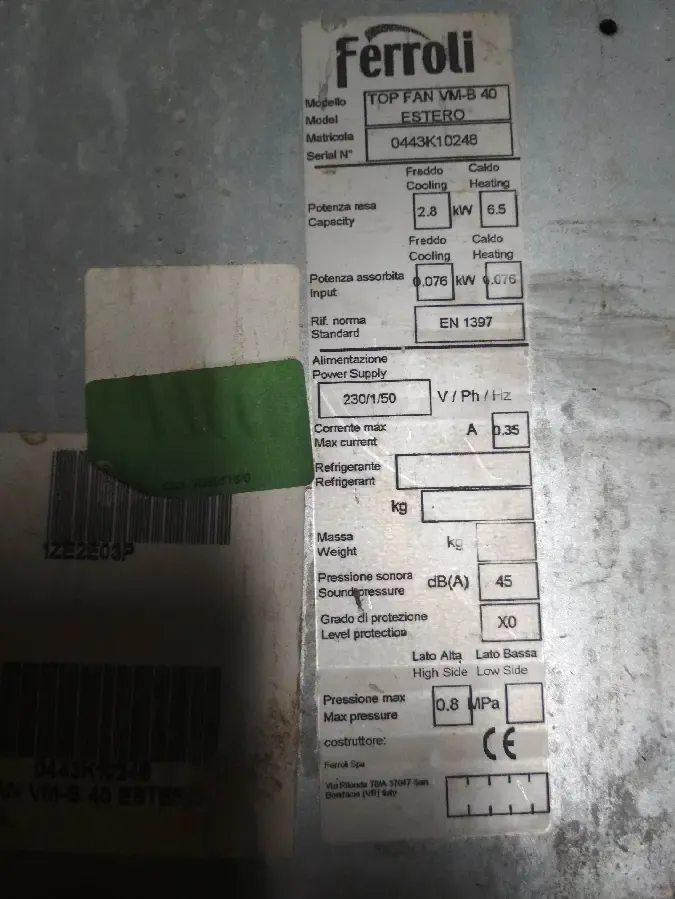 Переключатель Фанкойла FERROLI. 2