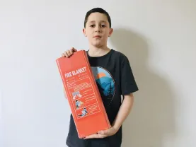 Кошма протипожежна (Євростандарт 1,8 Х 1,8 м)