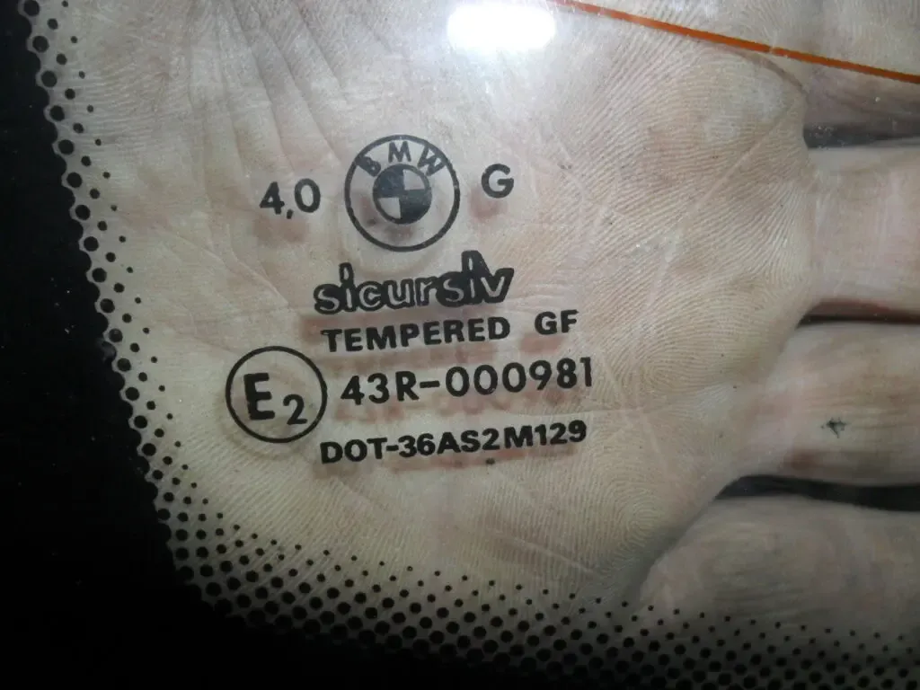 BMW 51311973992, Стекло заднее БМВ 5, Е34, оригинал, BMW 51318181394 4