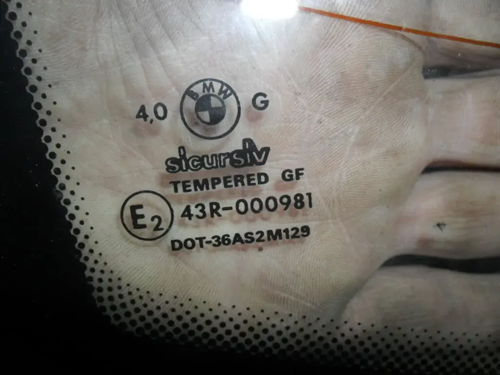 BMW 51311973992, Стекло заднее БМВ 5, Е34, оригинал, BMW 51318181394 5