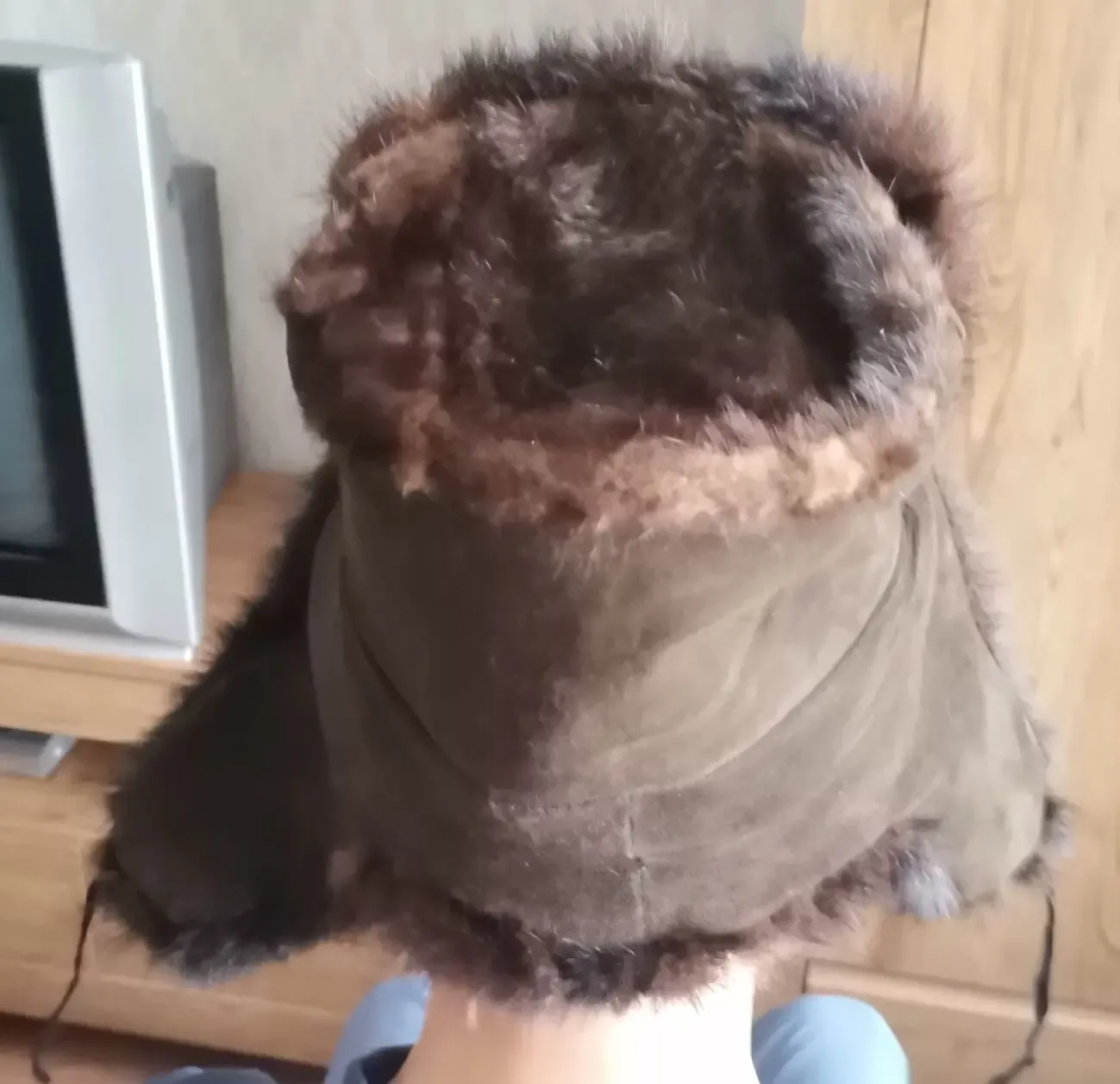 Шапка-вушанка норкова, 