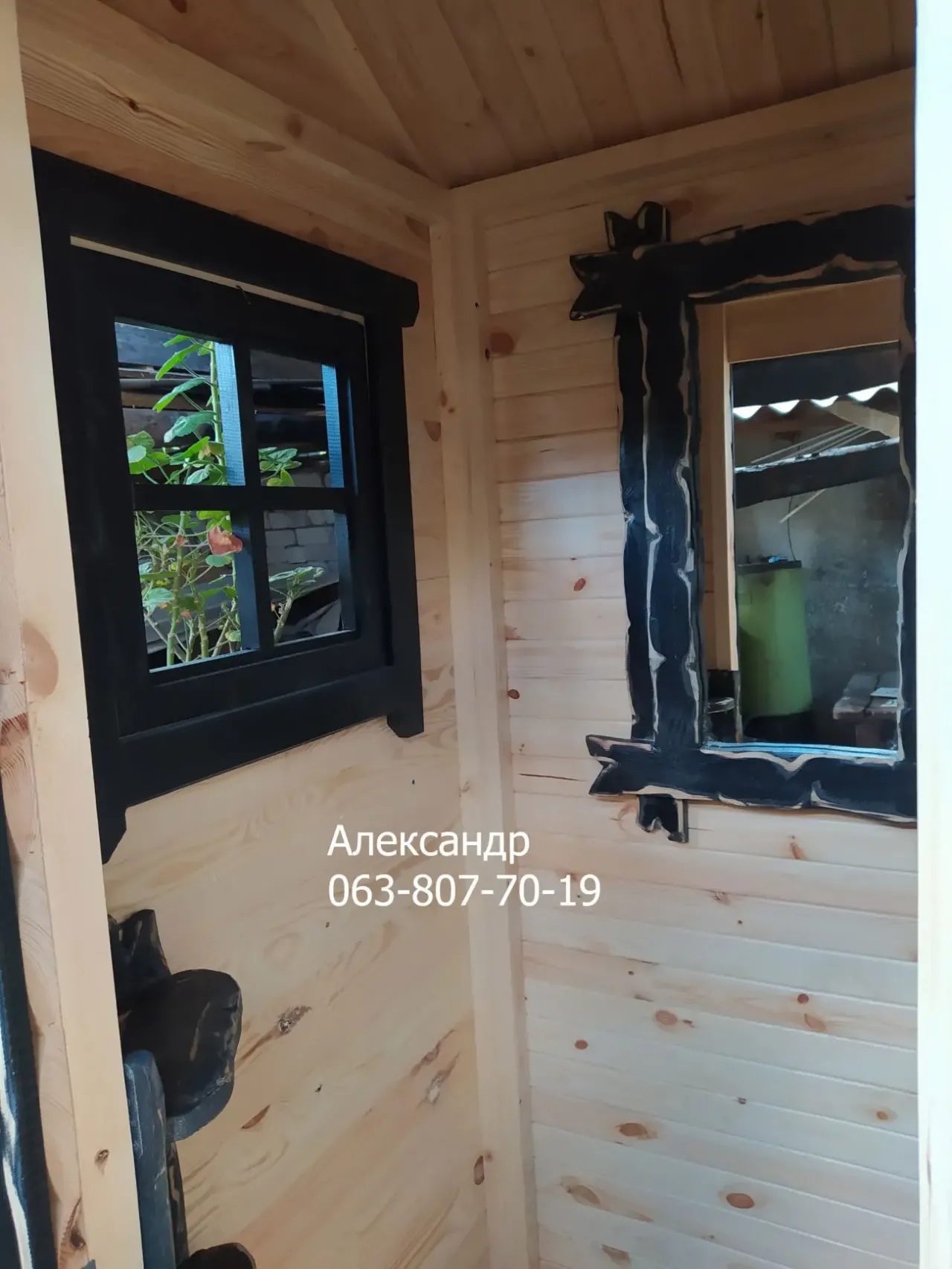 Деревянный Хозблок , бытовка , Садовый домик для инвентаря, туалет душ 5