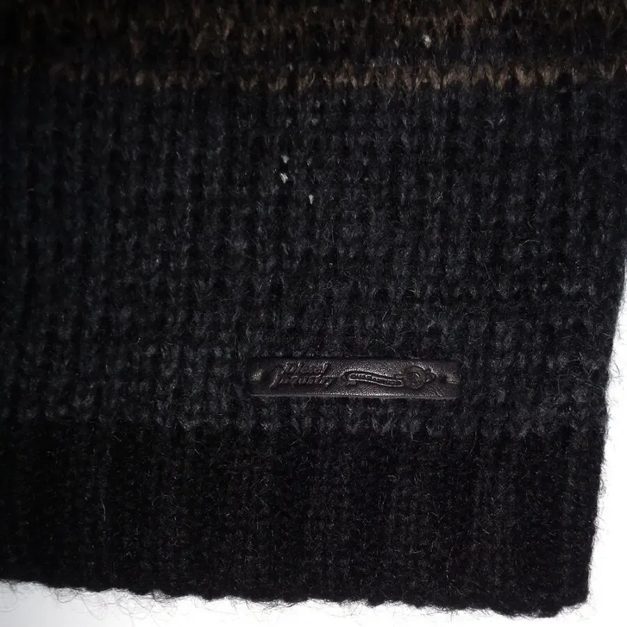 Diesel Италия р. S мужской вязаный свитер 30% мохер джемпер мохеровый 5