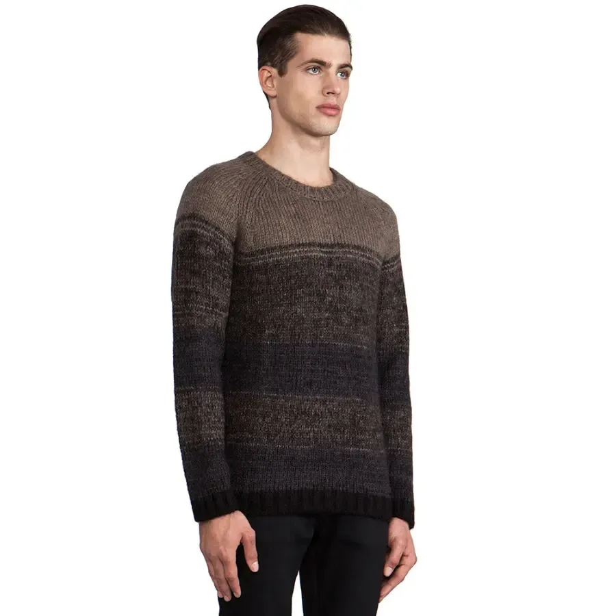 Diesel Италия р. S мужской вязаный свитер 30% мохер джемпер мохеровый 2