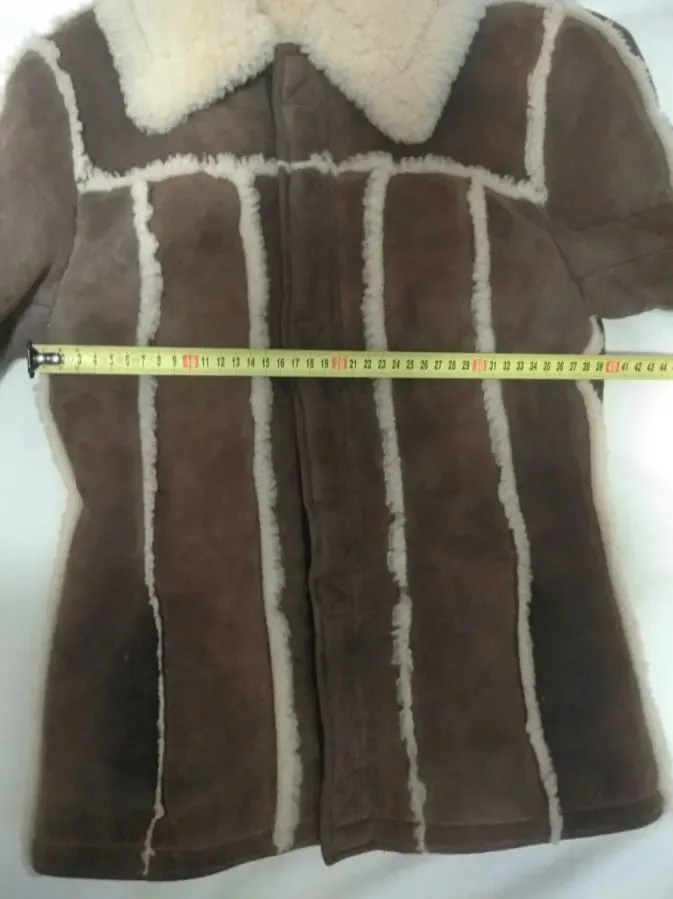 Натуральная дубленка из овчины, на ребенка 7-8 лет 5