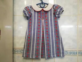 Плаття ретро дитяче в клітинку12 міс.
