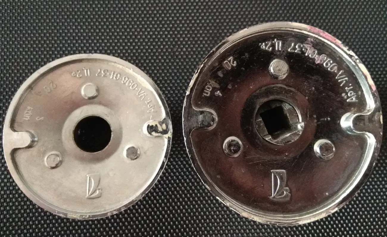 Ручки дверні міжкімнатні АвтоВАЗ  Нікельовані 4