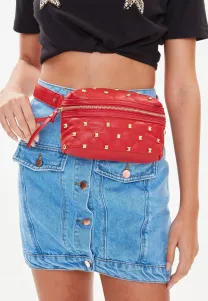 Красная стеганая бананка, сумочка на пояс Missguided
