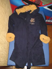 Теплый халат на мальчика 122-128 см