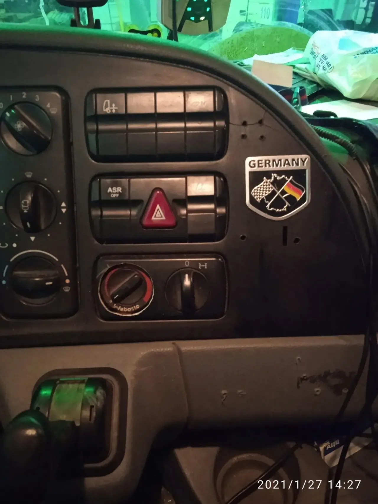 Наклейка на авто или мото Флаг № 6 Италии Алюминиевая 7