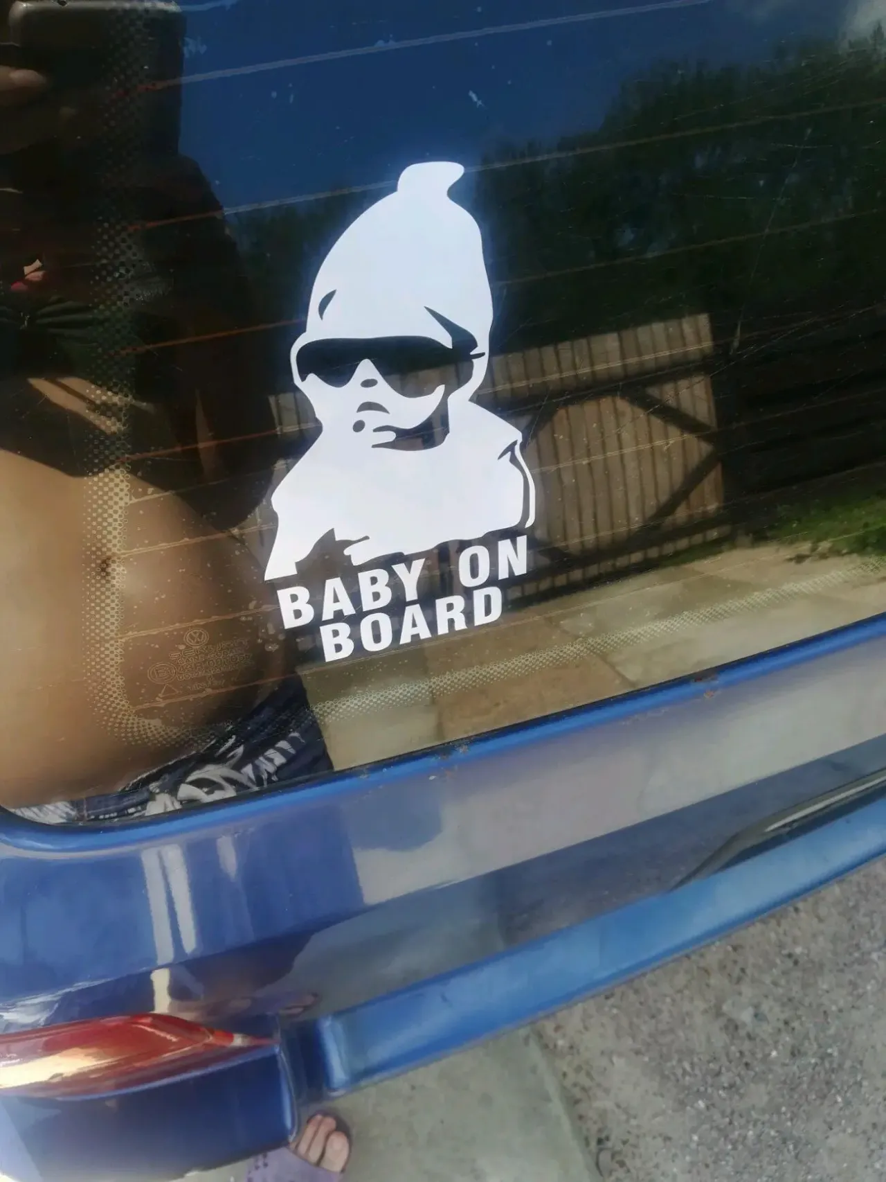 Наклейка на авто мото Дети в машине Предупреждающие наклейки 7