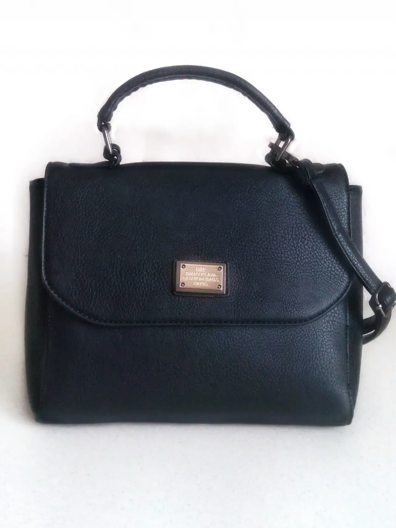 Чёрная сумка портфель Diary Klava