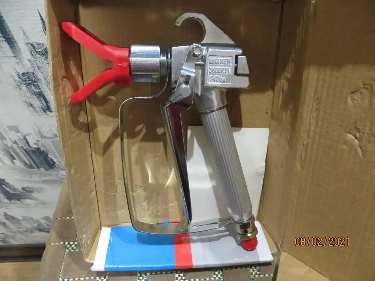 Безвоздушный окрасочный пистолет высокого давления 7