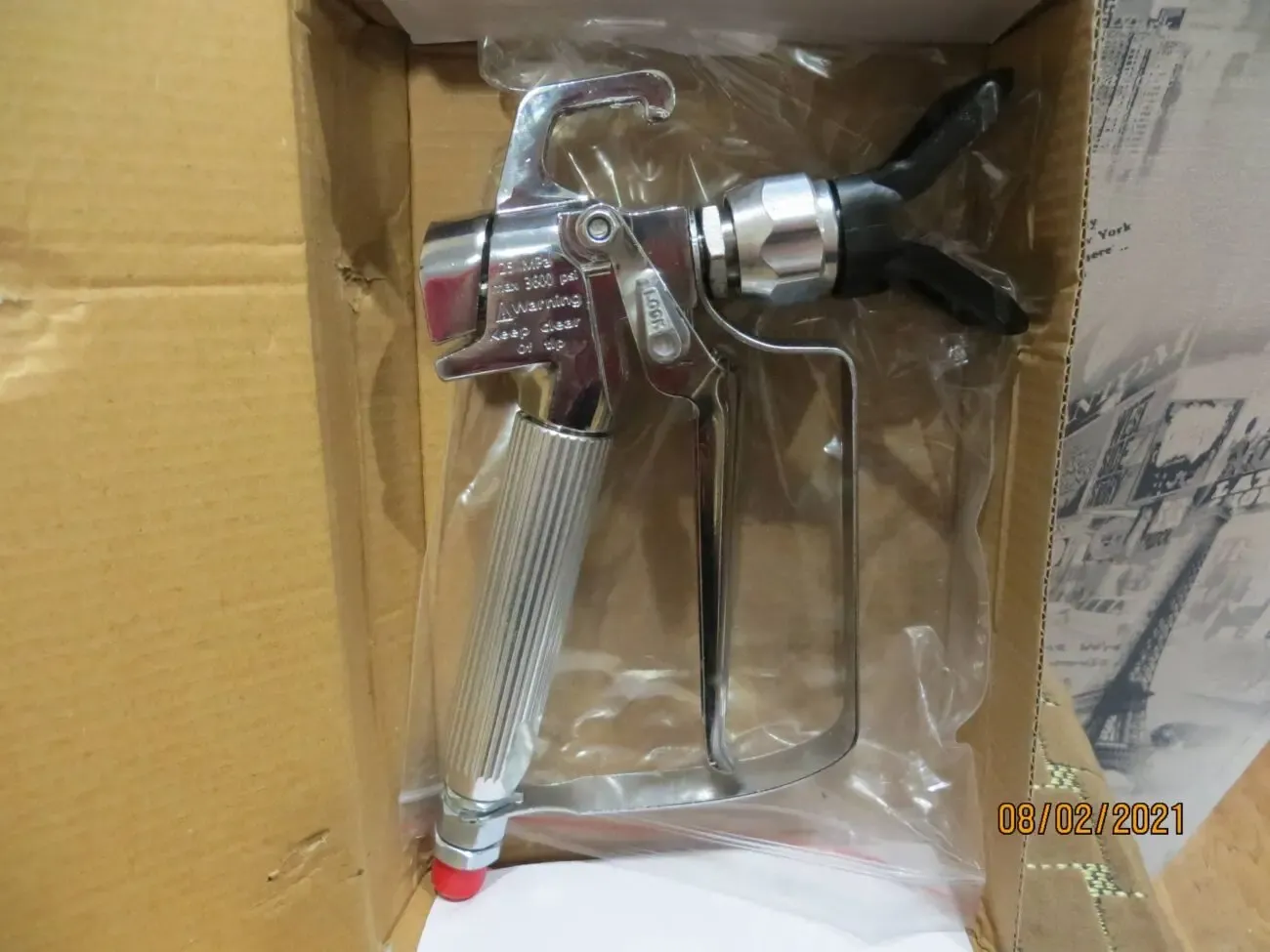 Безвоздушный окрасочный пистолет высокого давления 3