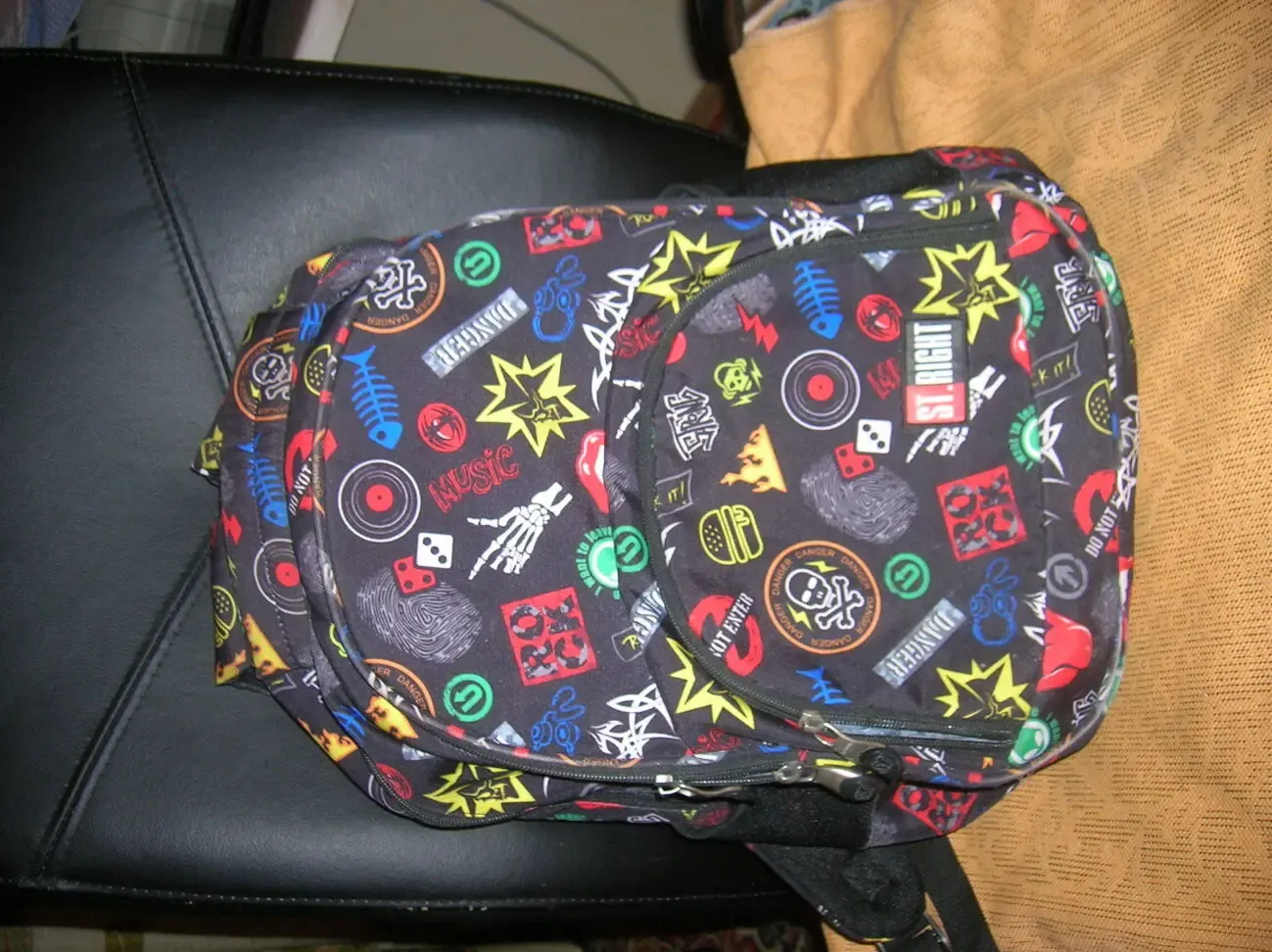 Рюкзак ПИРАТЫ Польша 3 отд. на молниях размер 44х31х18