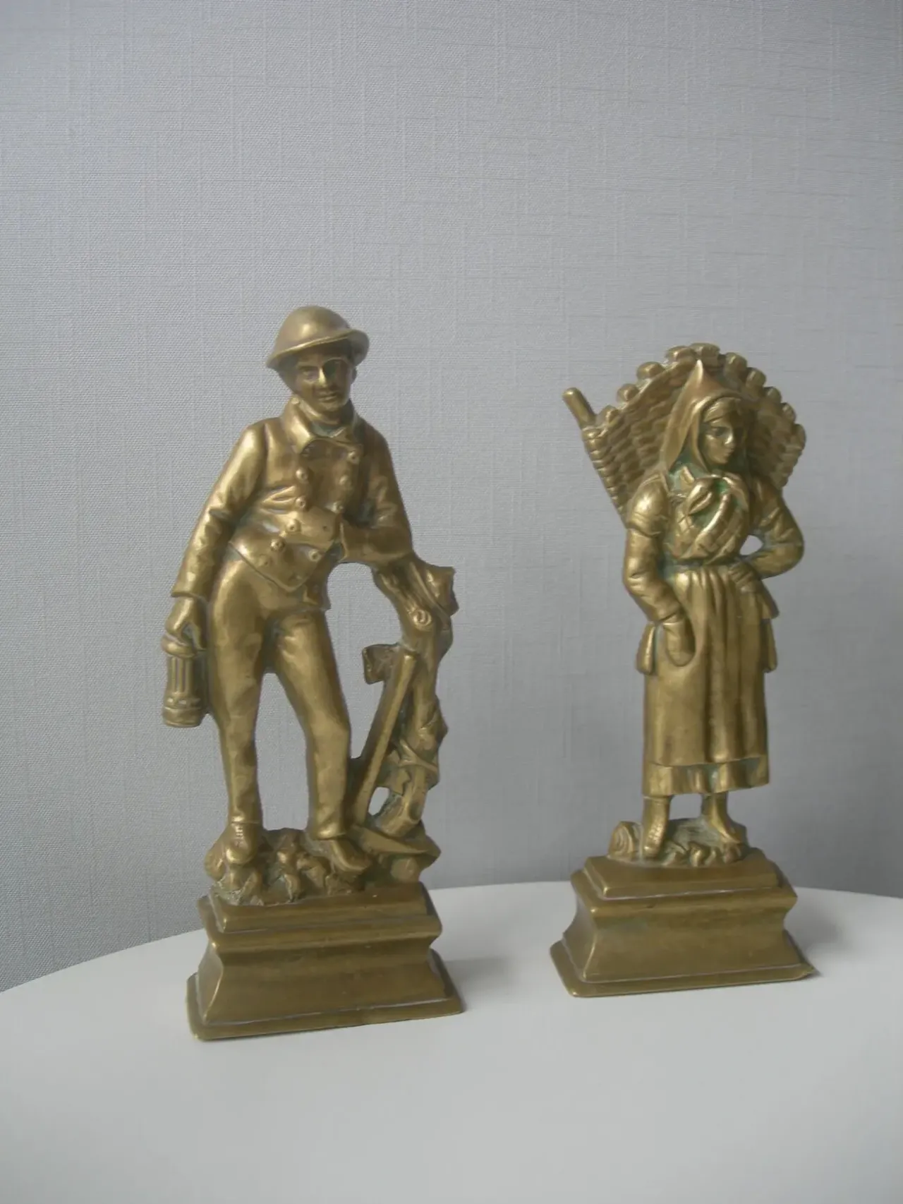 Каминные фигурки, пара, бронза, Голландия 3