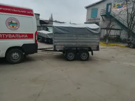 Новый прицеп ЛЕВ 2.5 х 1.5 с БЕСПЛАТНОЙ доставкой по Украине