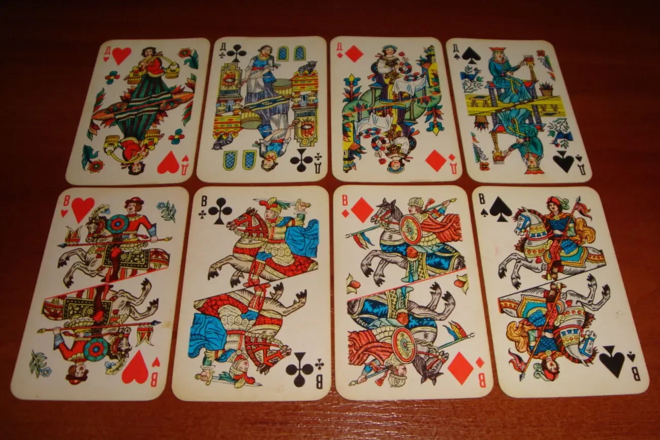 Игральные карты Лубочные, 1988 г. 3