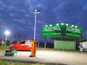 Осветительная мачта Luxtower LUX S10 - вышка с Лед лапмами