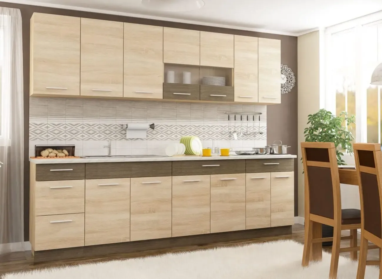 Кухня Грета комплект 2 м.п.