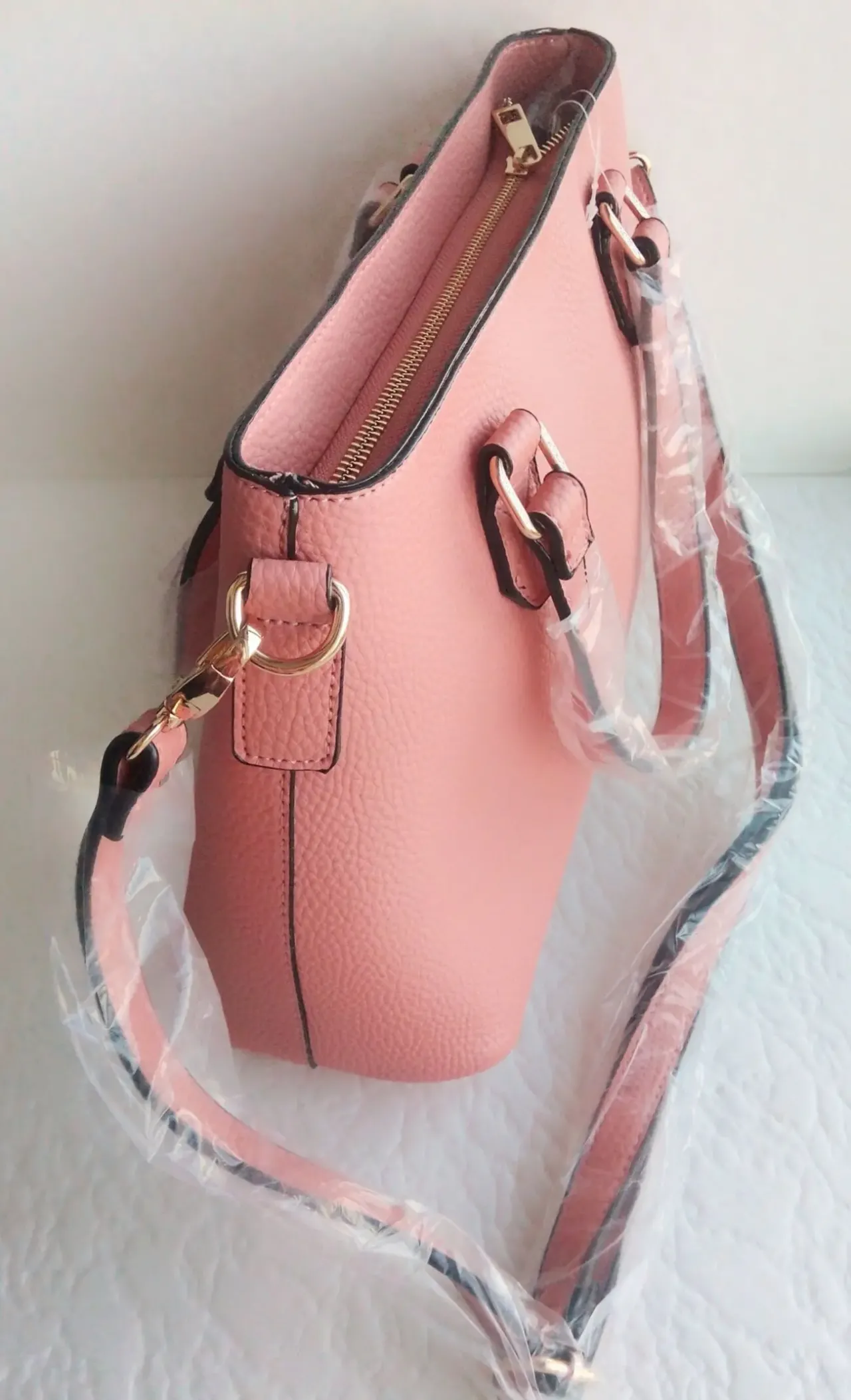 Сумка тоут розовая, синяя Dorothy Perkins 3