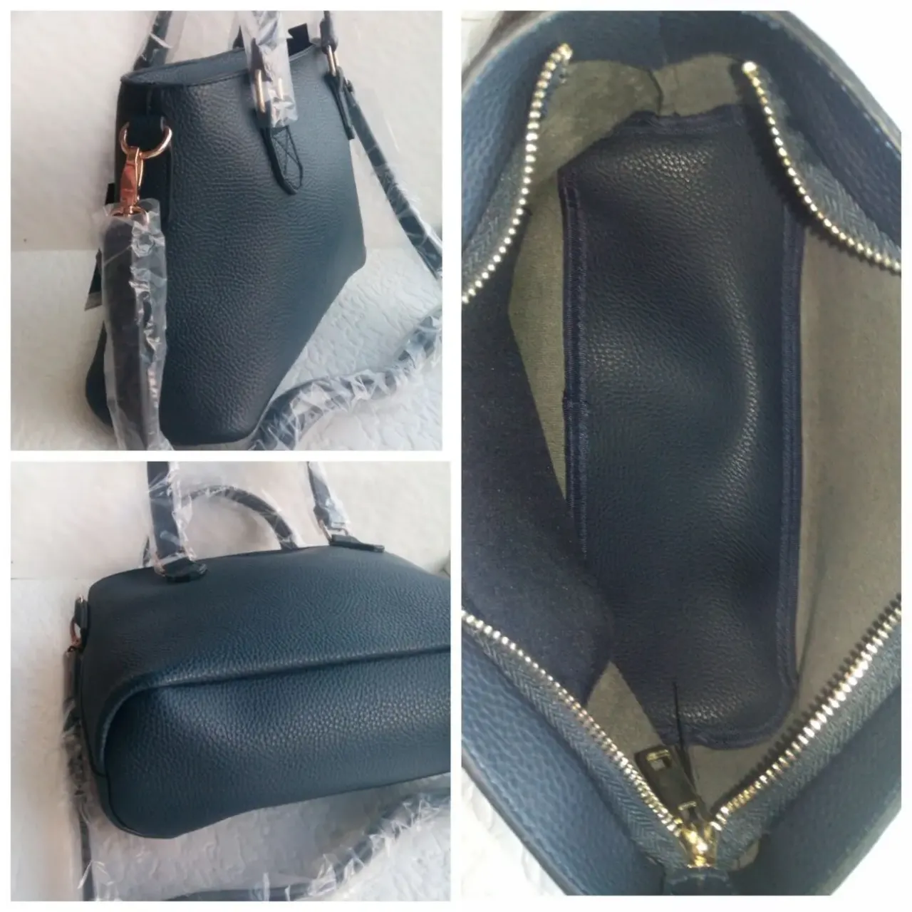 Сумка тоут розовая, синяя Dorothy Perkins 10