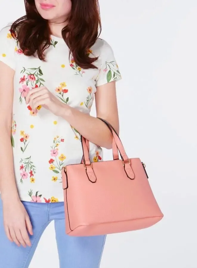 Сумка тоут розовая, синяя Dorothy Perkins