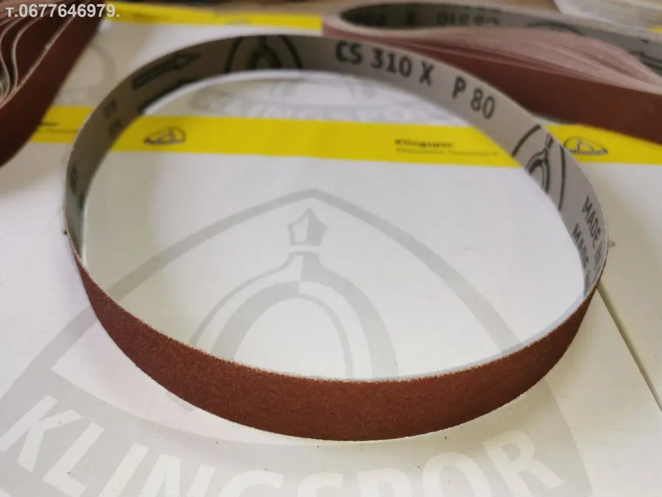 Шлифовальная лента 25,4х762 мм на шлифовальный станок Jet JDBS-5-M. 2