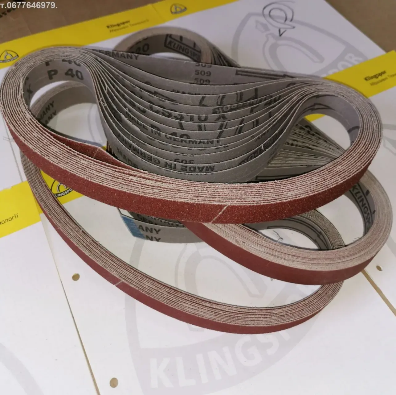 Шлифовальная лента 25,4х762 мм на шлифовальный станок Jet JDBS-5-M. 3