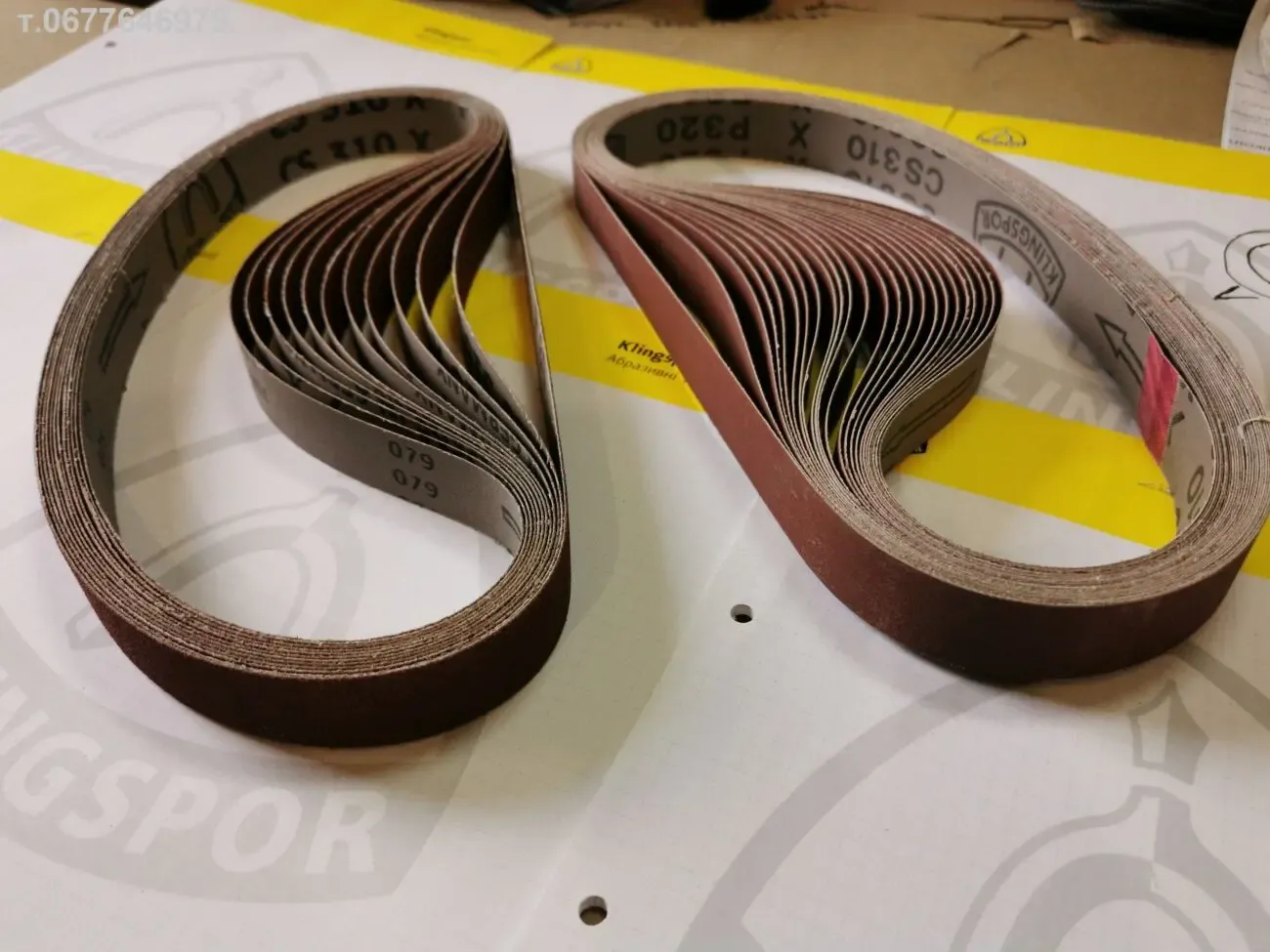 Шлифовальная лента 25,4х762 мм на шлифовальный станок Jet JDBS-5-M. 7