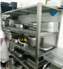 Стеллаж для инвентаря, стеллаж сушка кондитерский из нержавейки