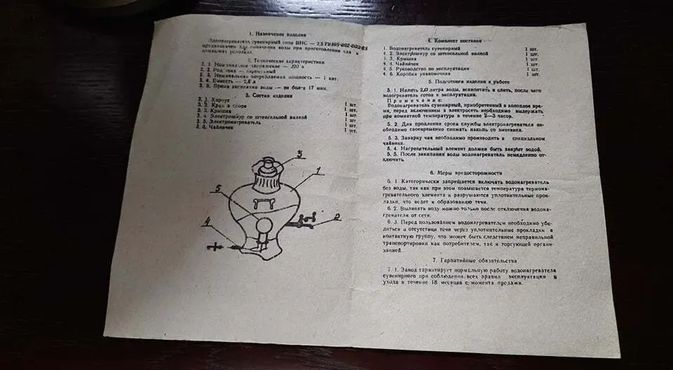 Самовар сувенірний електричний фарфоровий 4