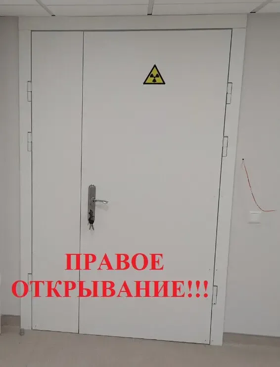 Двери в рентген кабинет 2050х900 мм под заказ 2