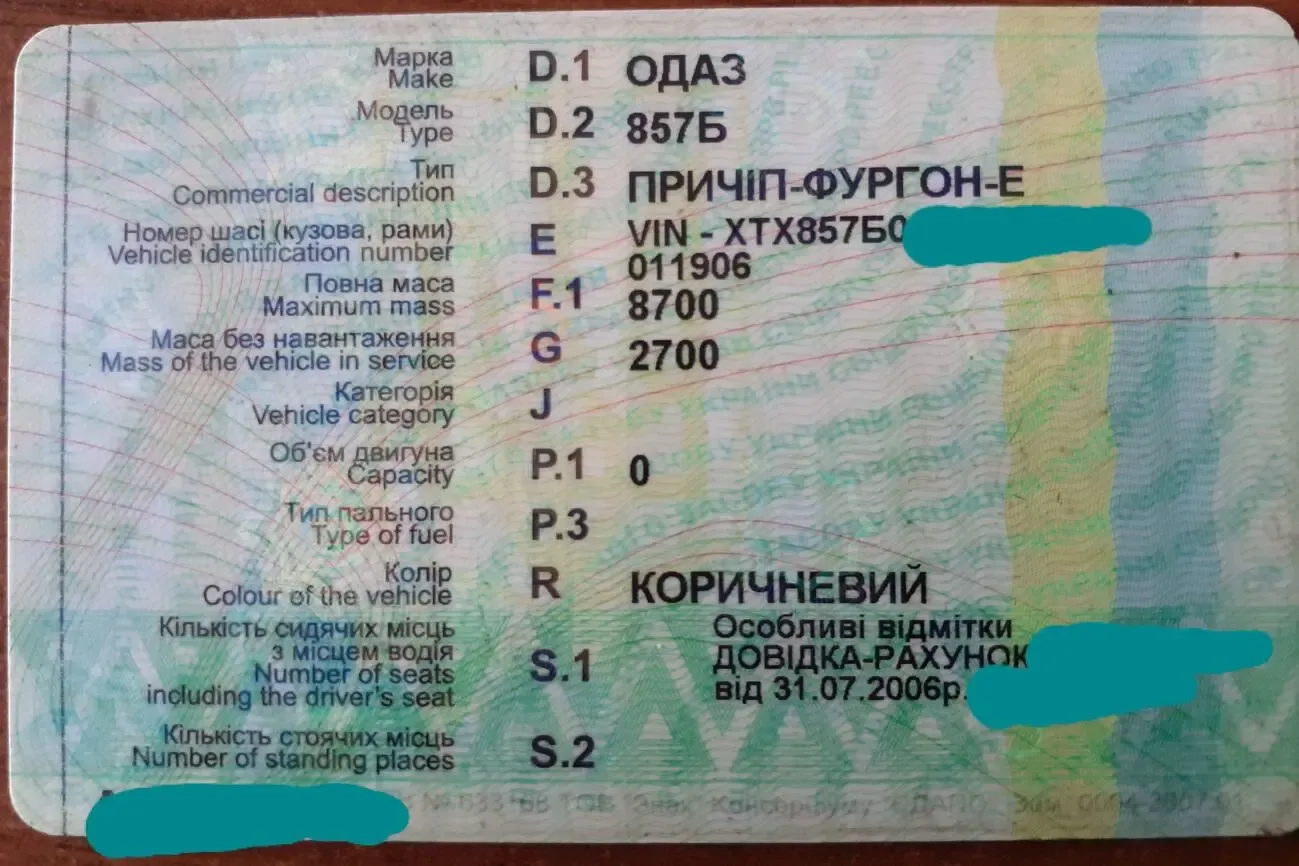 Продам документи на ОДАЗ,