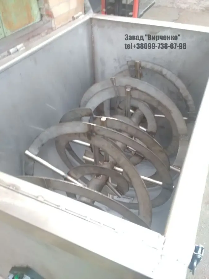 Ленточный пищевой смеситель 900 литров Нерж 304