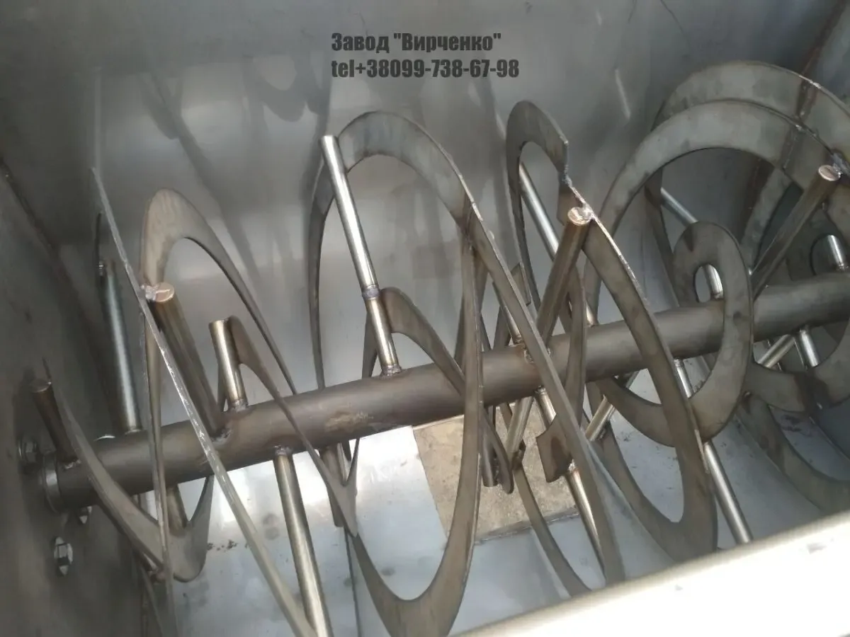 Ленточный пищевой смеситель 900 литров Нерж 304 5