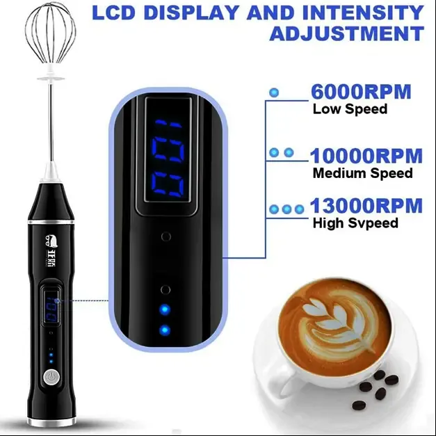 Перезаряжаемый мини-блендер USB. Вспениватель молока