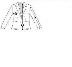 Пиджак женский ELLE S/44 размер size 10