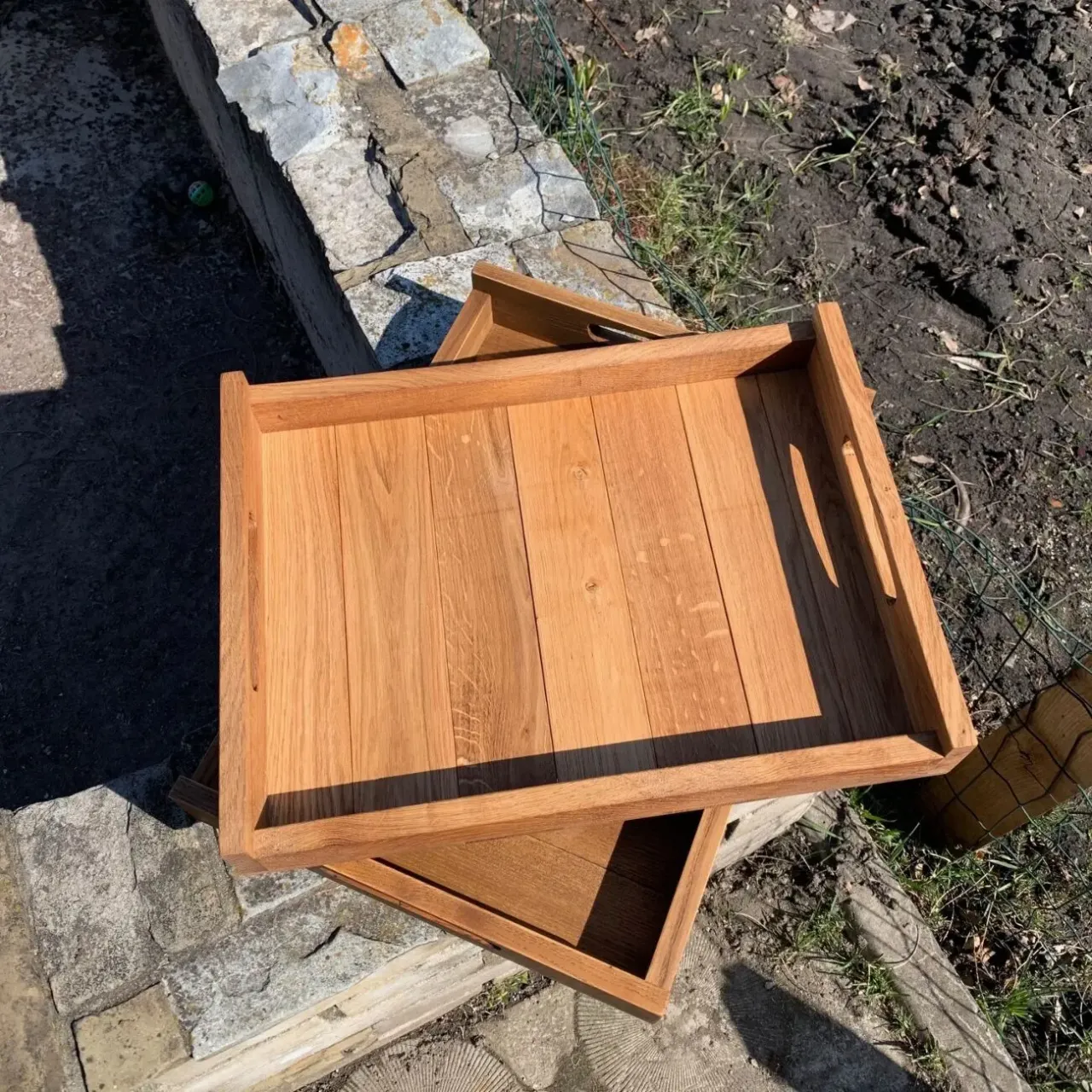 Поднос из дуба 2