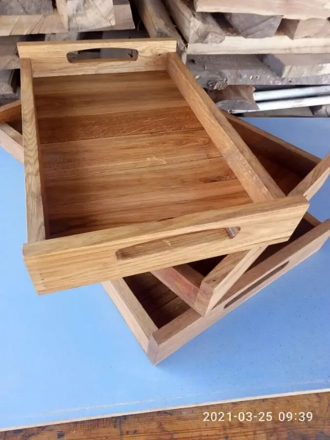 Поднос из дуба 3