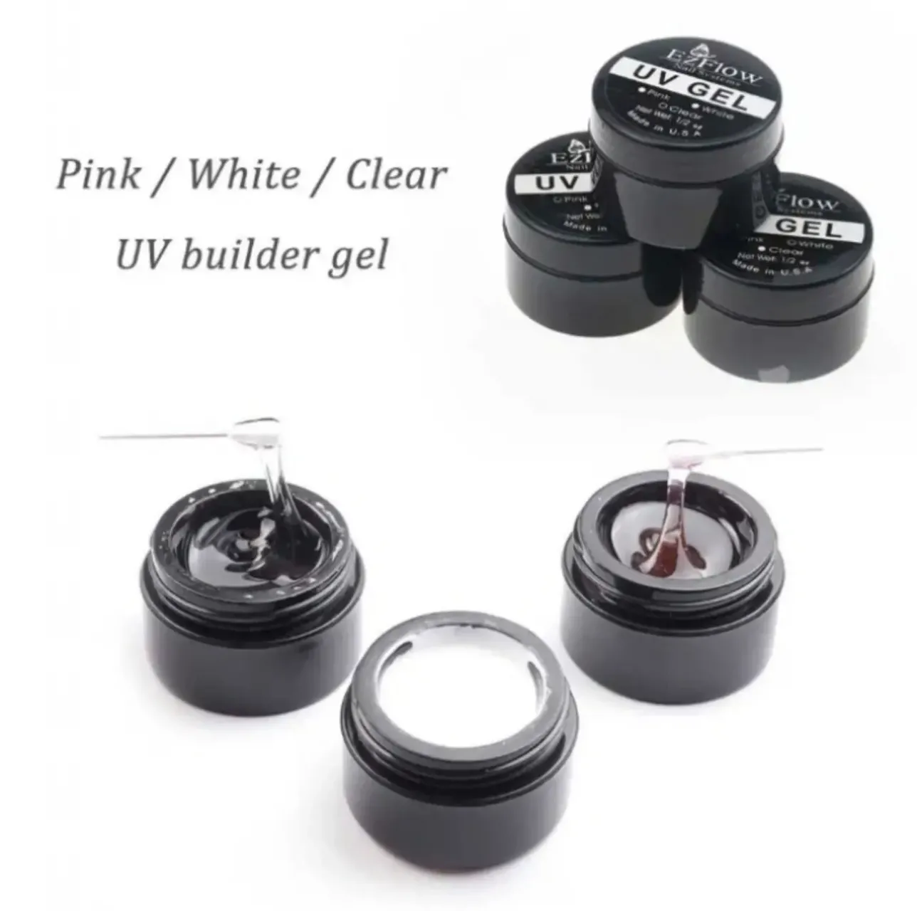 Стартовый набор для маникюра ногтей, наращивание гель лаком 6